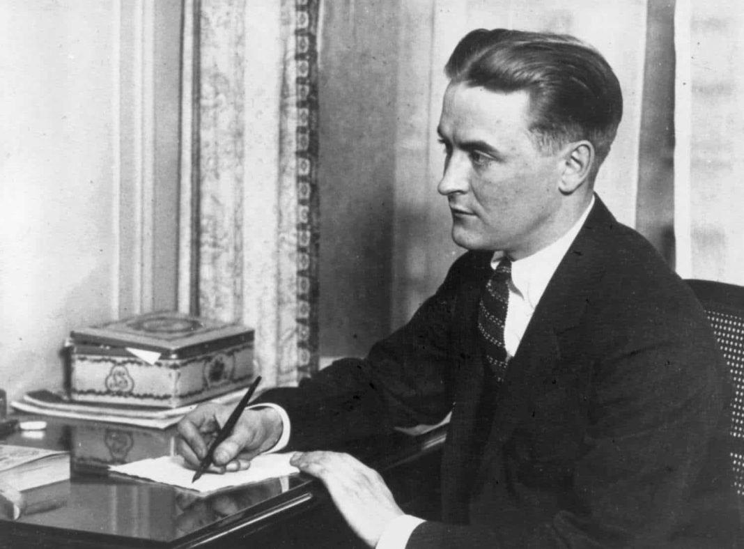 American Novelist F. Scott Fitzgerald