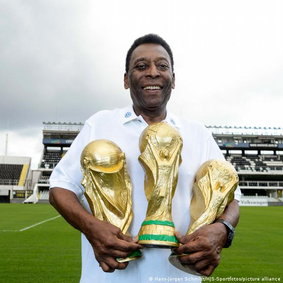 Pelé, the King of Football, won three Fifa World Cup