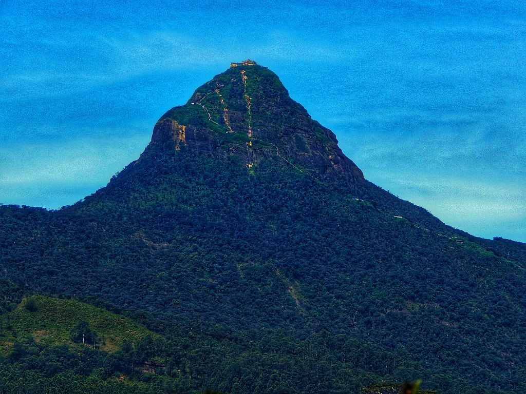 Muslims believe that the footprint at the summit of Adam's Peak is that of Adam, the first man created by God.
