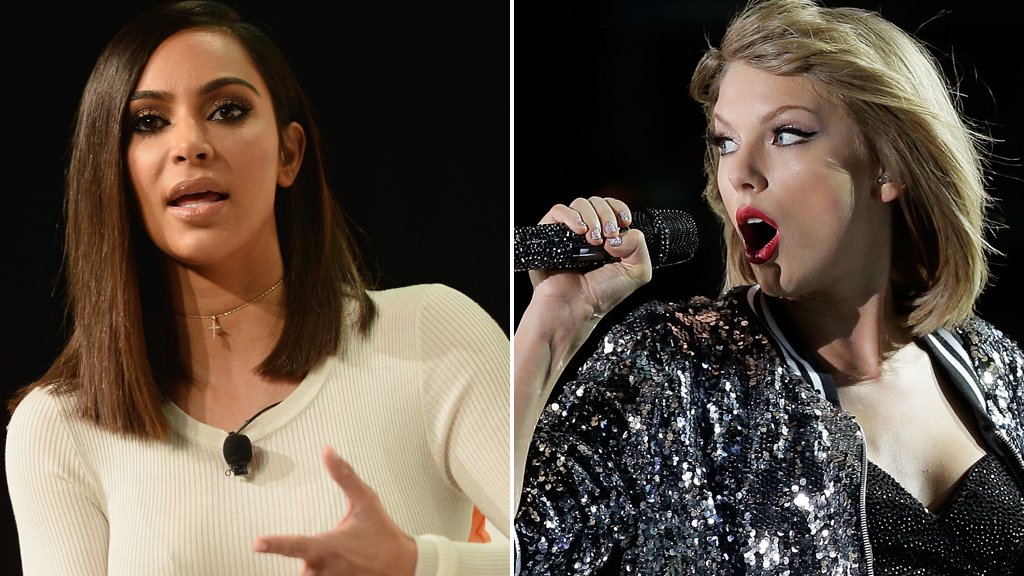Taylor Swift and Kim Kardashian are two of the most famous and influential women in the world.