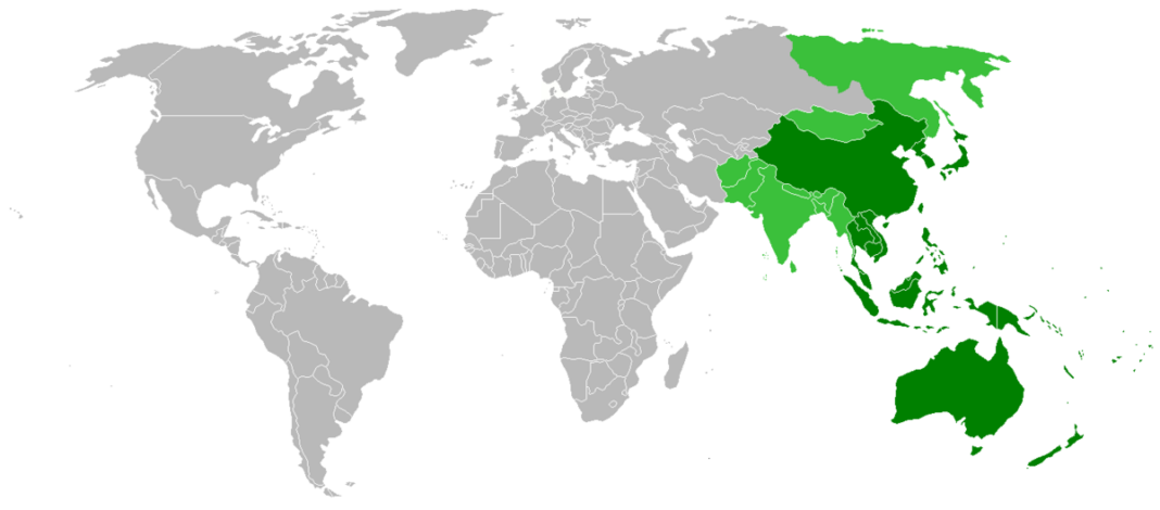 Map of Asia-Pacific Region