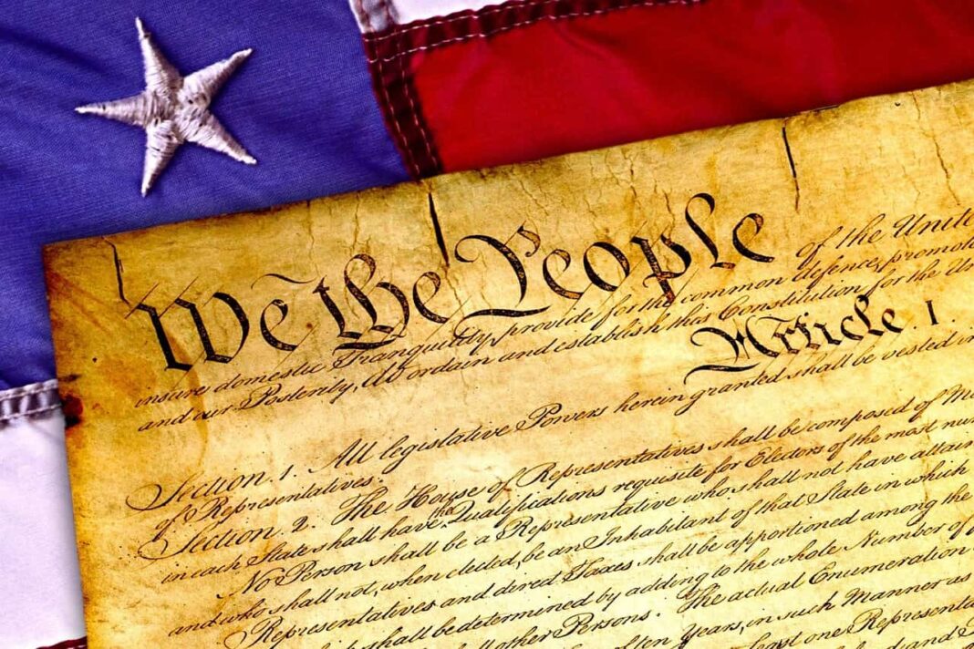 The constitution is a symbol of power that is meant to protect the rights and freedoms of the citizens.