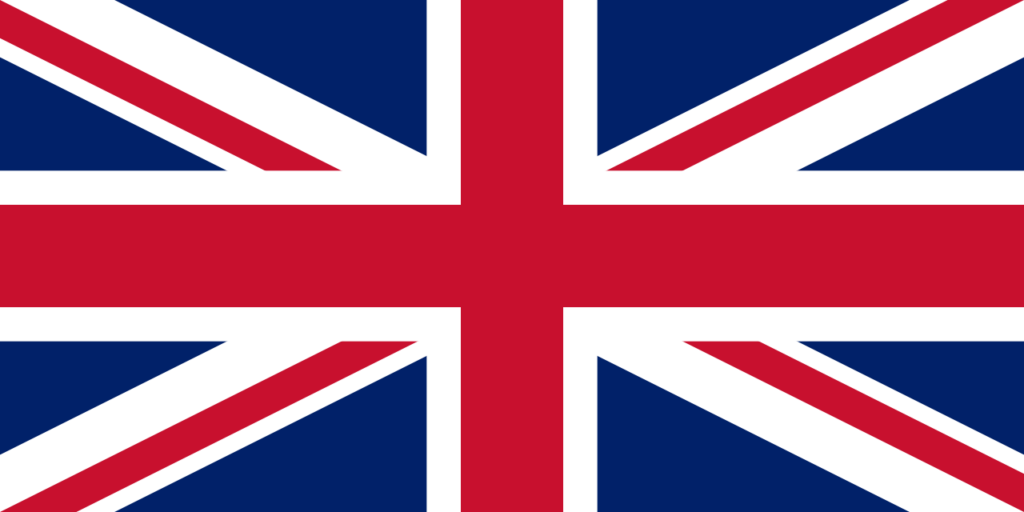 The national flag of the United Kingdom is the Union Jack, also known as the Union Flag.